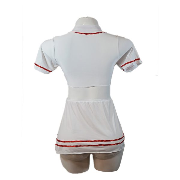 ست کاستوم فانتزی پرستاری رنگ سفید کد 0165