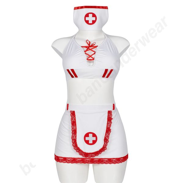 ست فانتزی کاستوم پرستاری سفید 0176